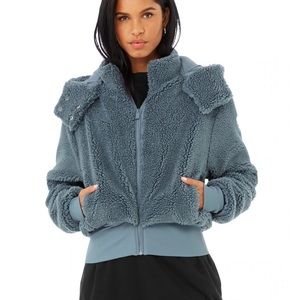 Alo Yoga Foxy Sherpa Jacket Black